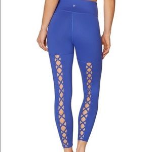 Betsy Johnson 7/8 Crisscross cutout leggings